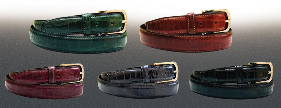 ZA-009 2 Tone Big Croco Finish