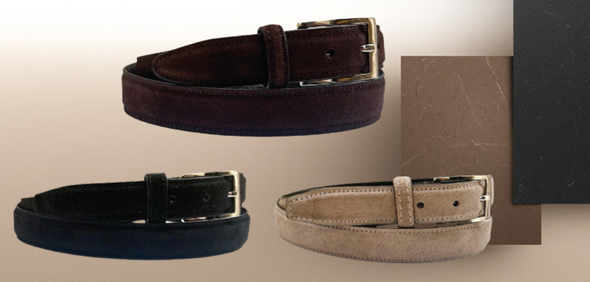 ZA-076 Suede Profile Finsih Belt