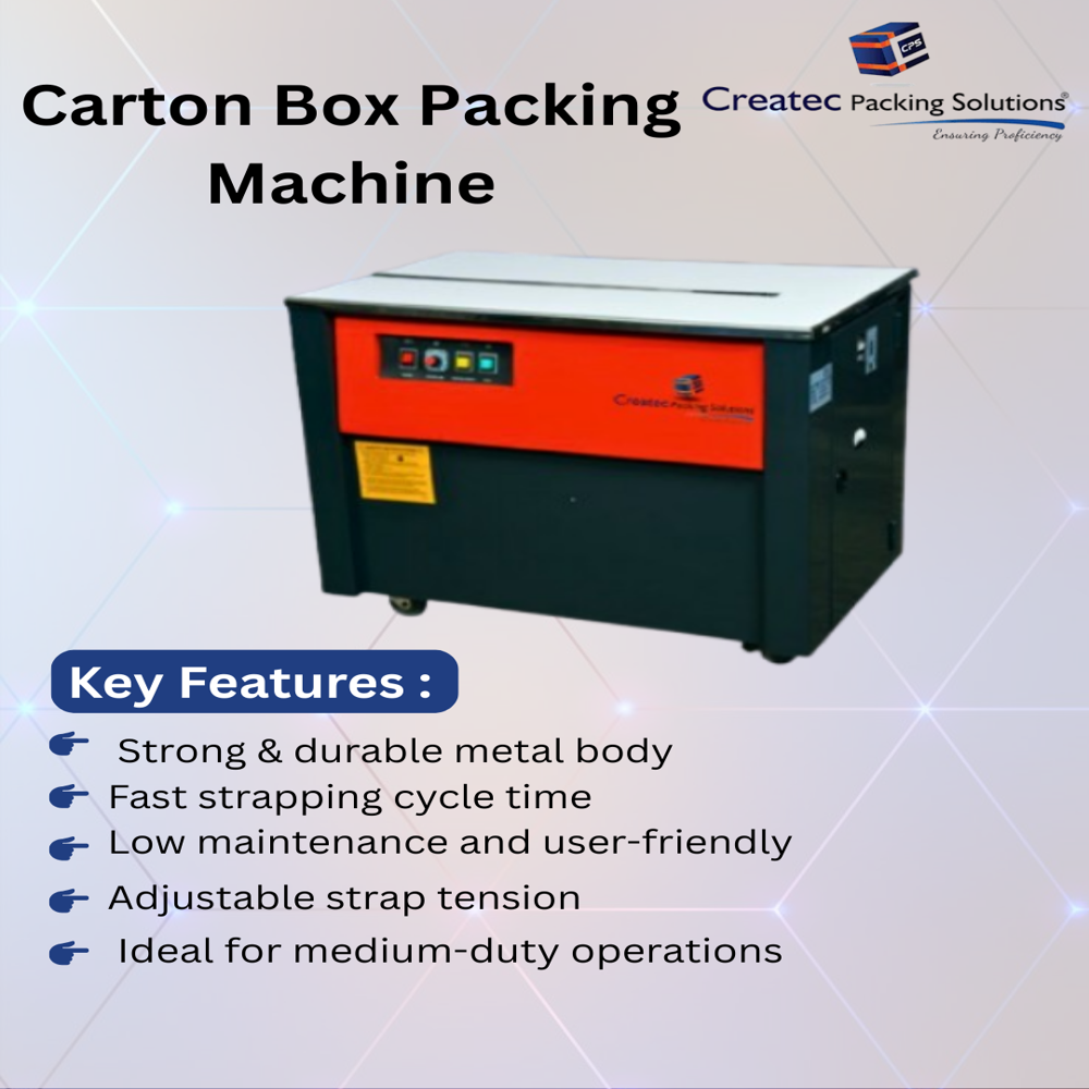 Carton Box Packing Machine - Automatic Grade: Semi-automatic