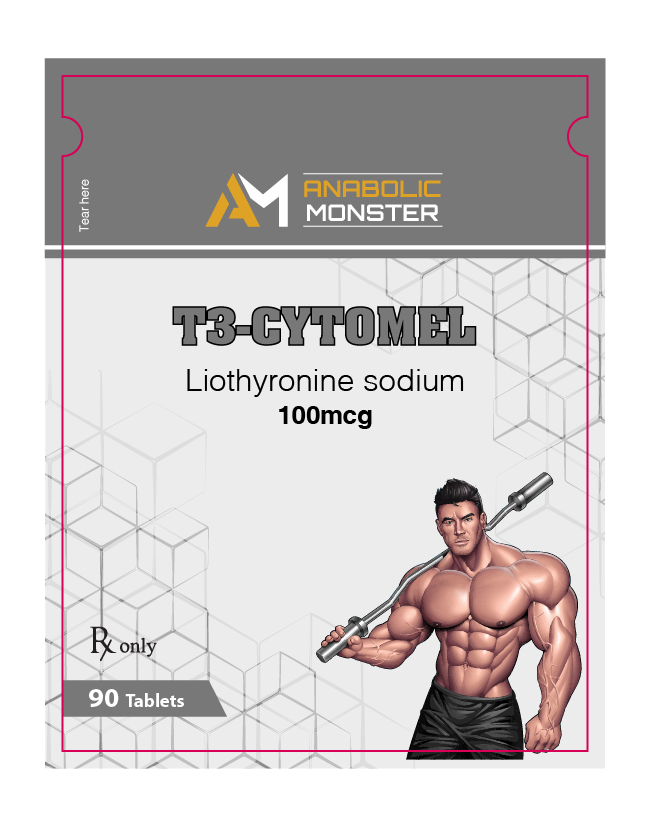 ANABOLIC MONSTER T3 CYTOMEL, 100MCG , 90 TABLETS