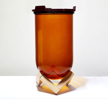 1000 ml Amber Type Dissolution Vessel