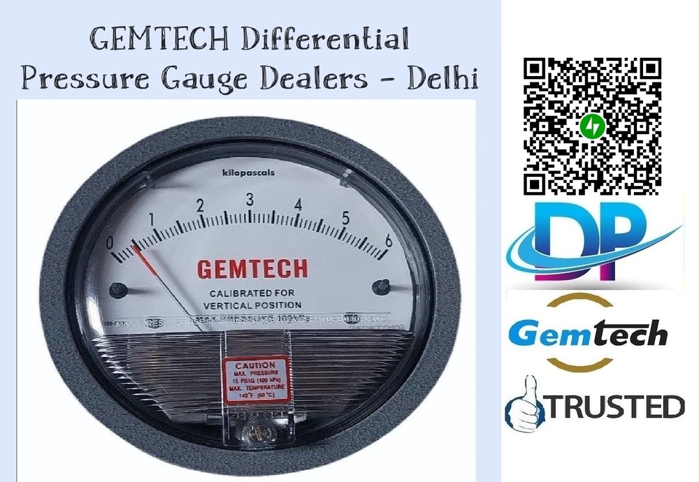 TRUSTED | SELLER GEMTECH - DIFFERENTIAL PRESSURE GAUGE
