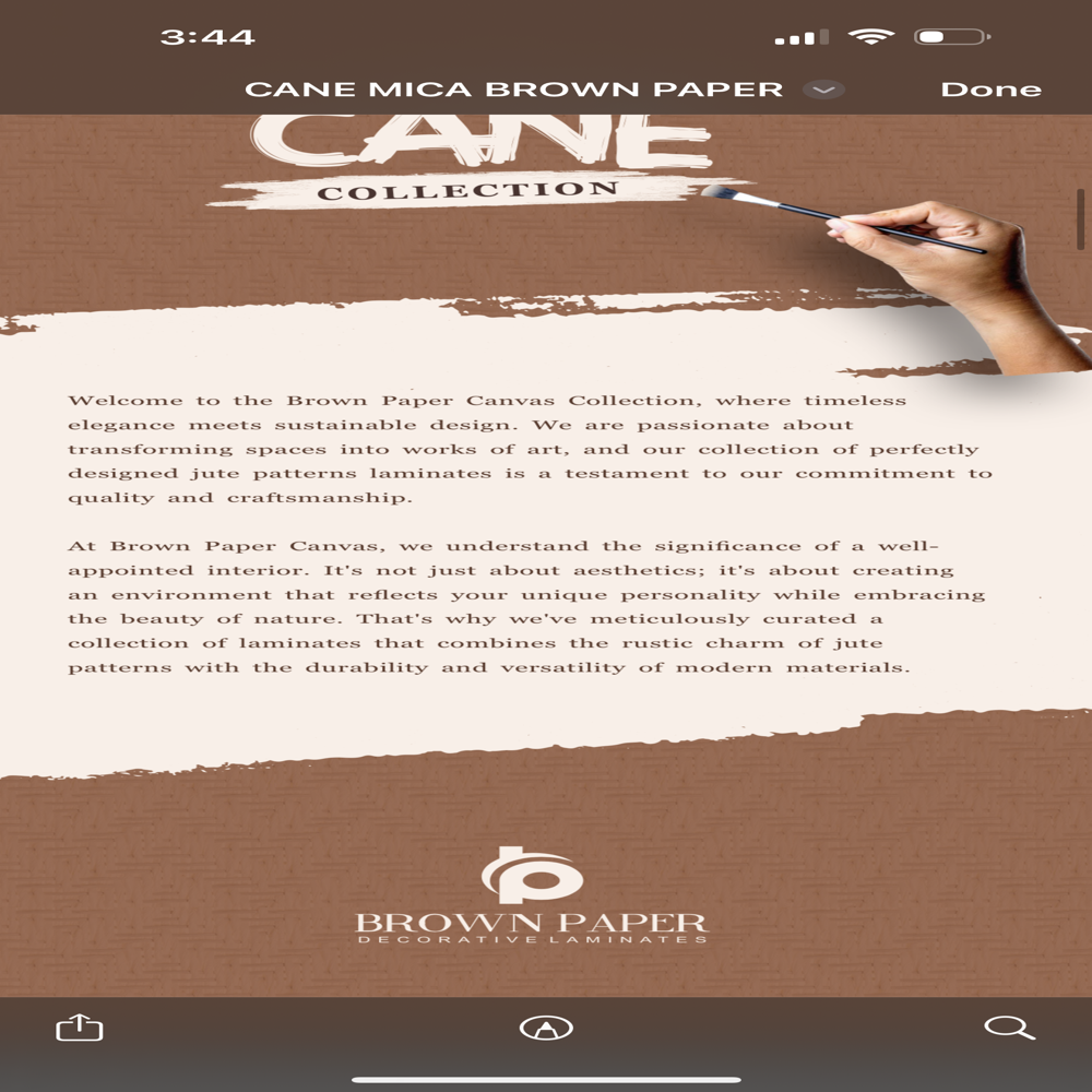 Cane Design Decorative Laminates (Rattan Finish Sheets)