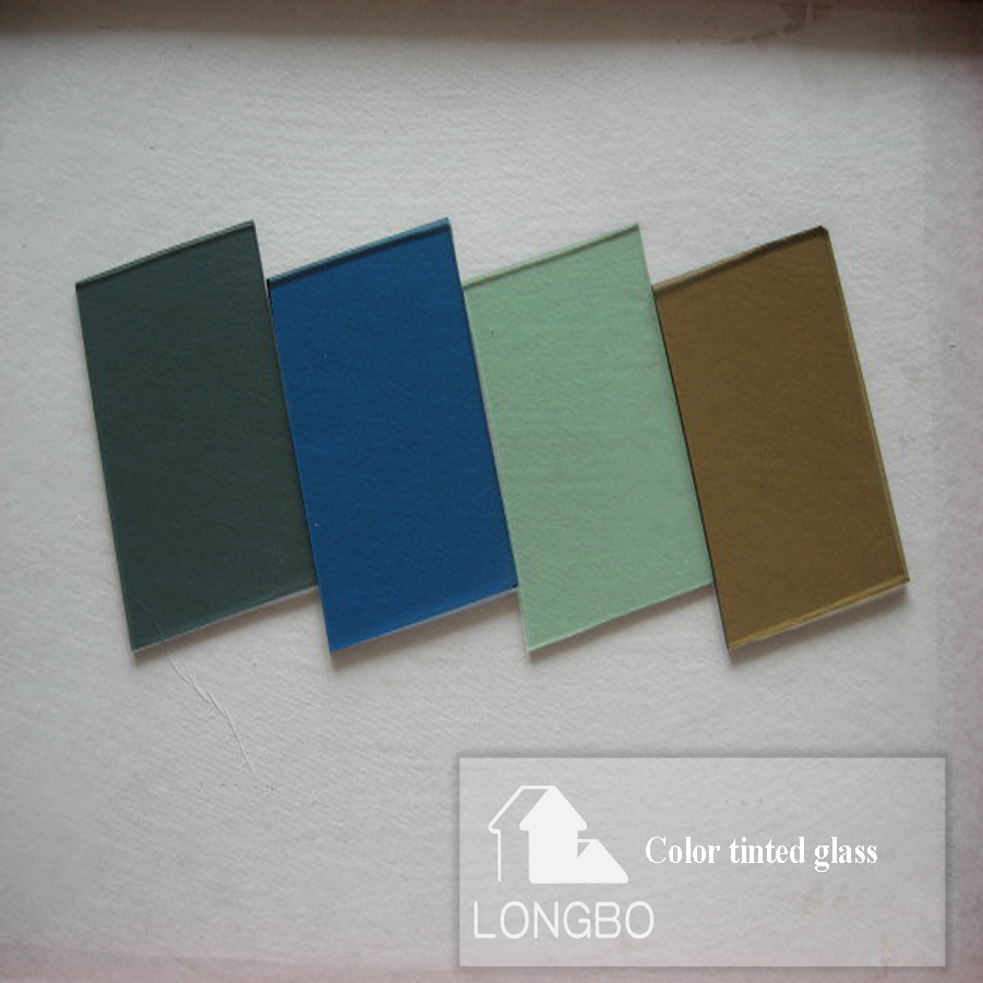 3mm-12mm Color Tinted Glass with Bronze, Grey, Green,Blue,Black Colors Optional