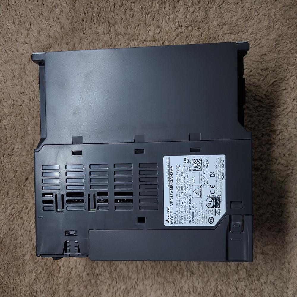 VFD17AMS43ANSAA Delta 3-Phase AC Drive, 7.5 kW / 10 HP
