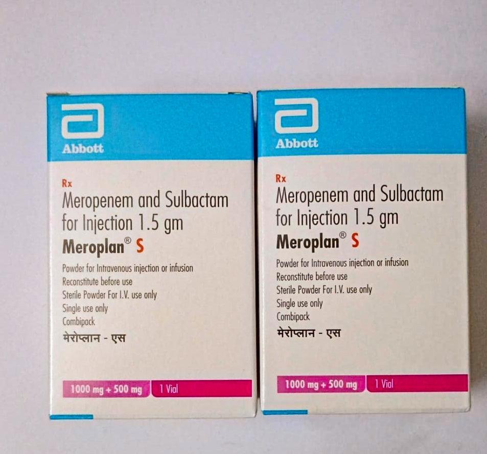 Meroplan S - Ingredients: Meroplan-s (Meropenem + Sulbactam) Is A Combination Antibiotic Used To Treat Serious Bacterial Infections.

  Components

Meropenem
A Powerful Broad-spectrum Antibiotic That Kills Bacteria By Disrupting Their Cell Wall.

Sulbactam
Helps Meropenem Work Better By Blocking Enzymes (Beta-lactamases) That Bacteria Produce To Resist Antibiotics.

  Uses

This Combination Is Typically Prescribed For:

Severe Lung Infections (Pneumonia)

Urinary Tract Infections

Abdominal Infections

Skin And Soft Tissue Infections

Sepsis (Blood Infection)

Hospital-acquired Or Resistant Infections

   How It Works

Meropenem Kills A Wide Range Of Bacteria

Sulbactam Protects Meropenem From Being Broken Down   Increases Effectiveness