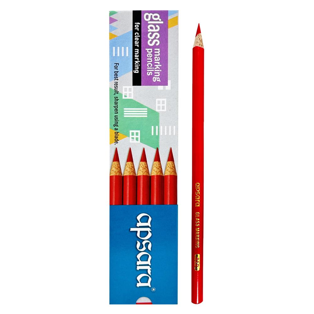 Apsara Glass Marking Pencils - Body Material: Wood