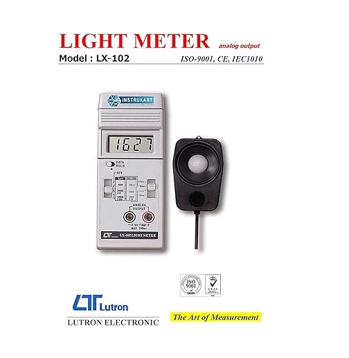  Lutron Digital LUX Meter, LX-102