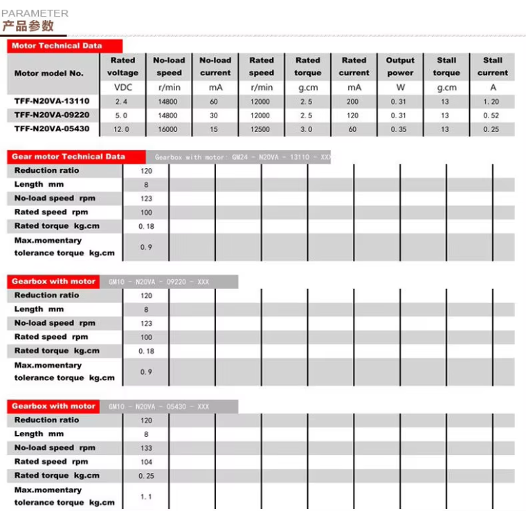 DC Brush Gear Motor N30/N20/N10 Precision Planetary Gear Reducer Brush Motor for Cosmetic Instrument Eyelash Curler