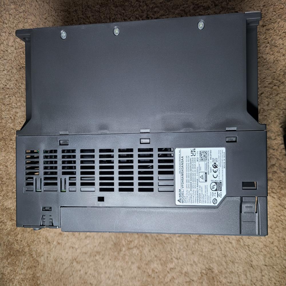 VFD45AMS43ANSAA Delta 3-Phase AC Drive, 22 kW / 30 HP