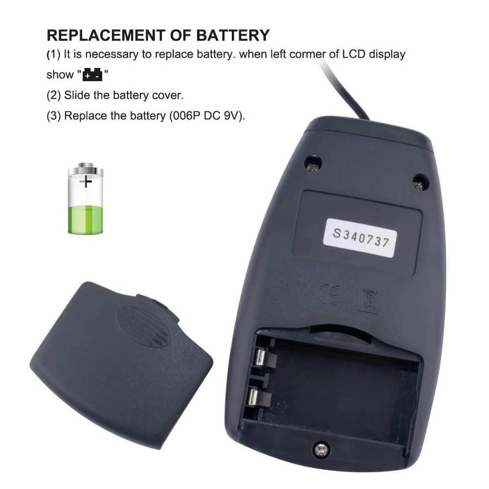 True Sense Digital Lux Light Meter, LX-1010B