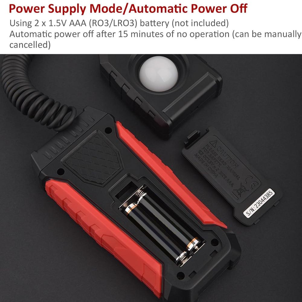 True Sense Lux Meter 101 Digital Lux Meter (Autorange) (Upto 2 Lac Lux), LX-101