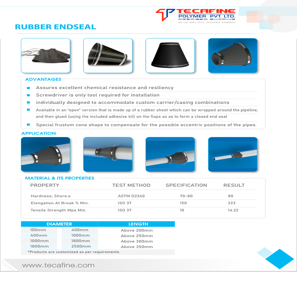 Casing Rubber End Seal