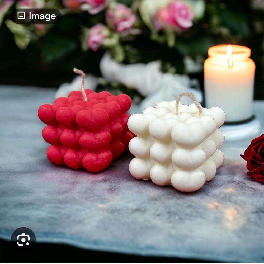 Love Cubic Candle