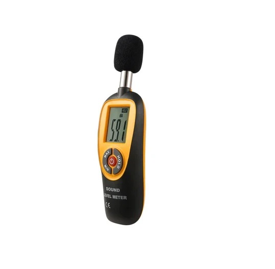 True Sense Mini Portable Sound Level Meter with LCD Screen Display 30-130DB Instrumentation, HT-90A