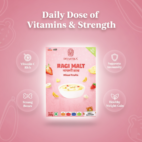 DhartiKa Mixed Fruit Ragi Malt