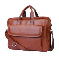 Corporate Leather Bag - Color: Brown