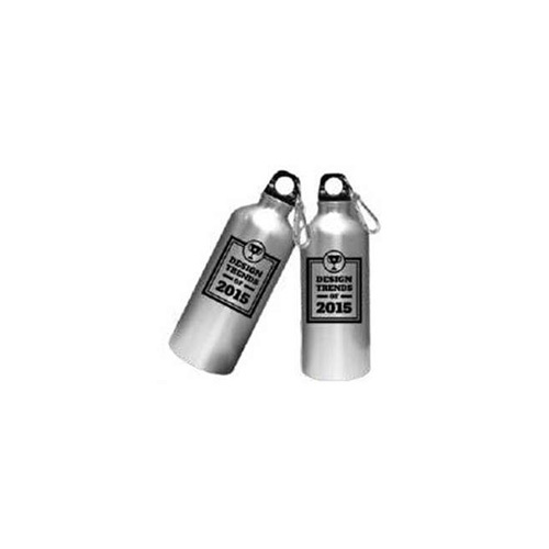 600ml Silver Aluminium Sipper Bottle