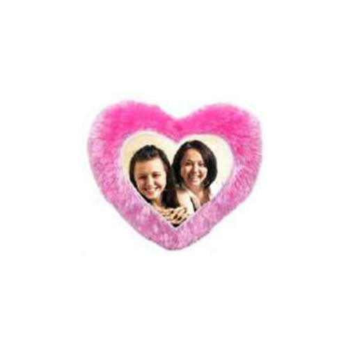 15x15 Inch Pink Fur Cushion