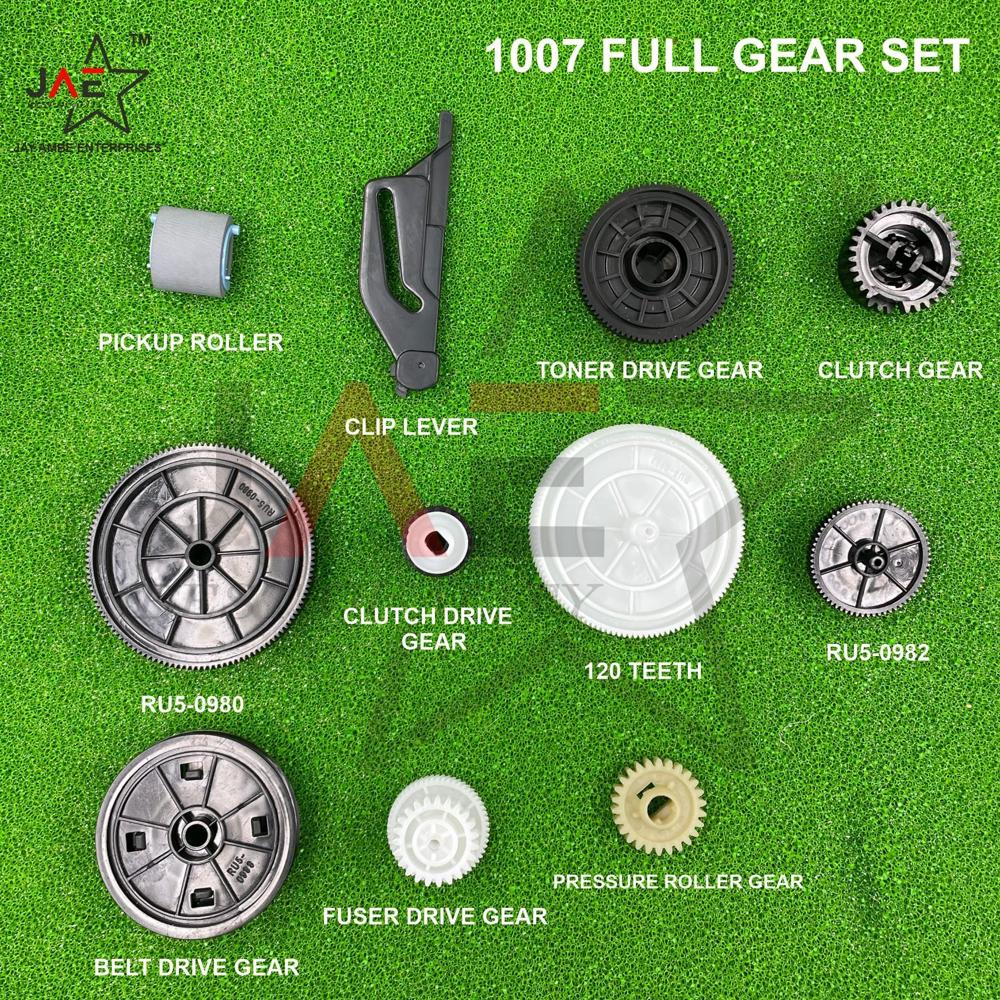 Hp 1007 Gear Set - Engineering Plastic, Standard Size, White | High Durability, Precise Fit, Oem Standard Finish