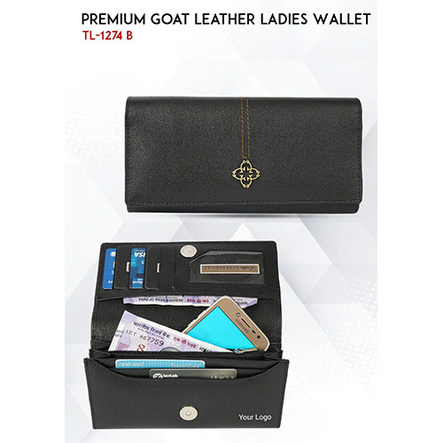 TL-1274 B Premium Goat Leather Ladies Wallet