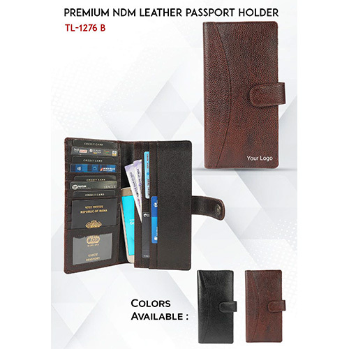TL-1276 B Premium Leather Passport Holder