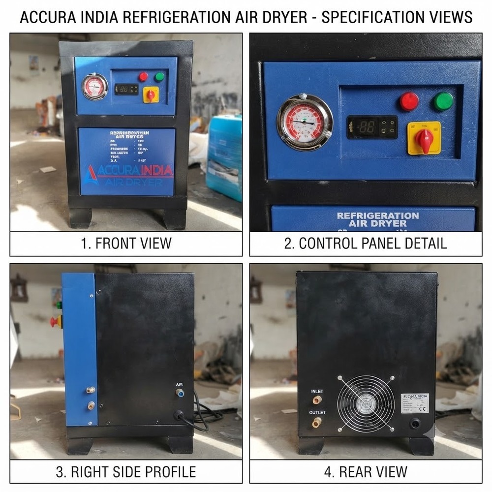 20-40 Cfm Refrigerated Air Dryer - Dimension (L*W*H): 650 X 450 X 650 Mm