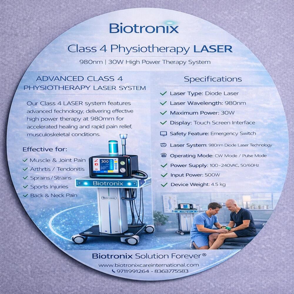 Clinical Class 4 Laser Physiotherapy Machine for Rehabilitation Clinics