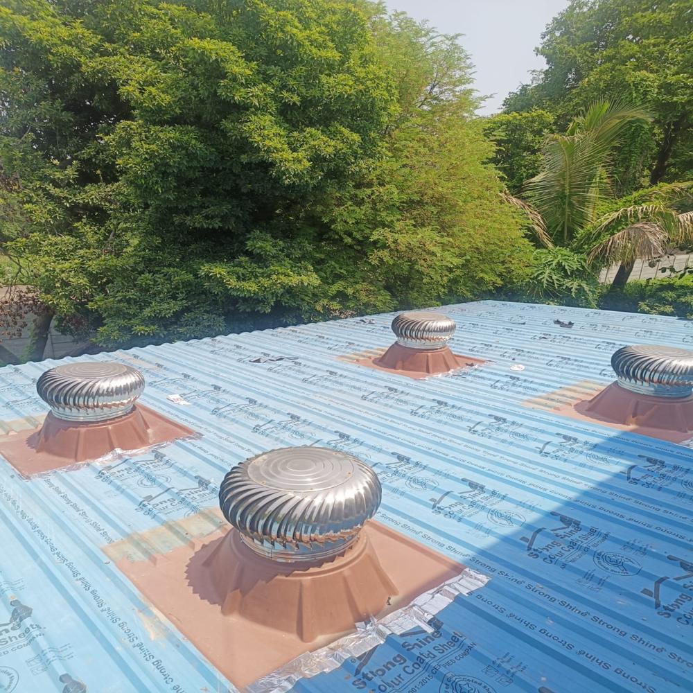 Exhaust Air Ventilator - Color: Sliver