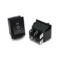 Rocker Switch 16A DPDT Centre Off