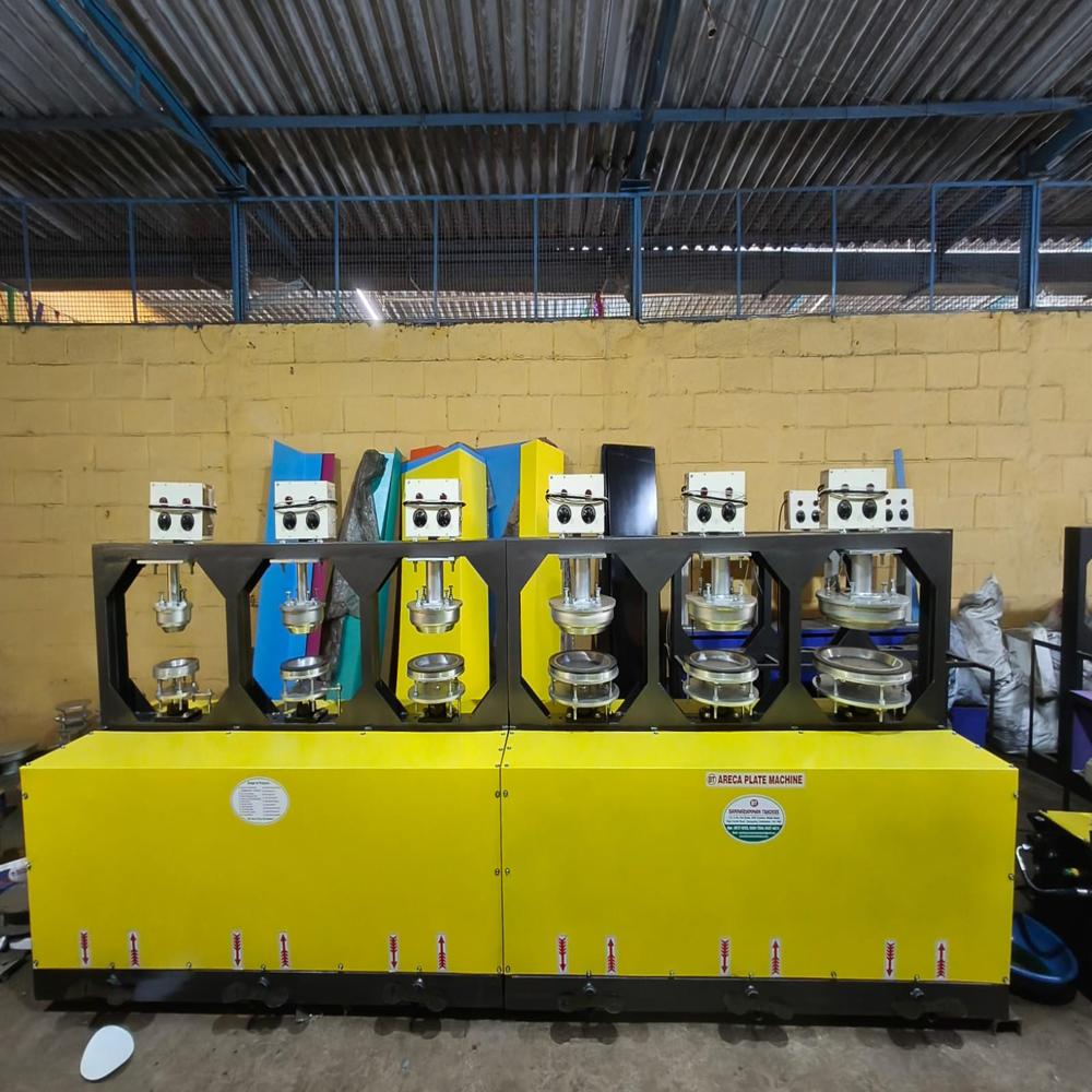 Banglore Areca Leaf Plate Machine Six Die - Operating Type: Semi Automatic