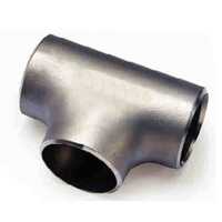 Astm A234 Bevelled End Seamless Tee - Alloy Steel, 1/2" To 48", Black Coated | Sch 10-160, Radiography Inspectable, Buttweld