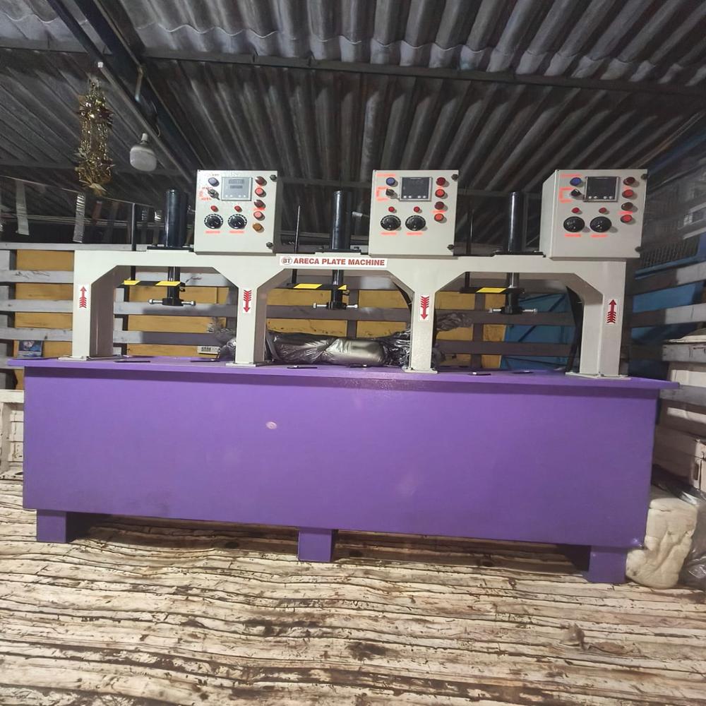 arecanut leaf plate making machine