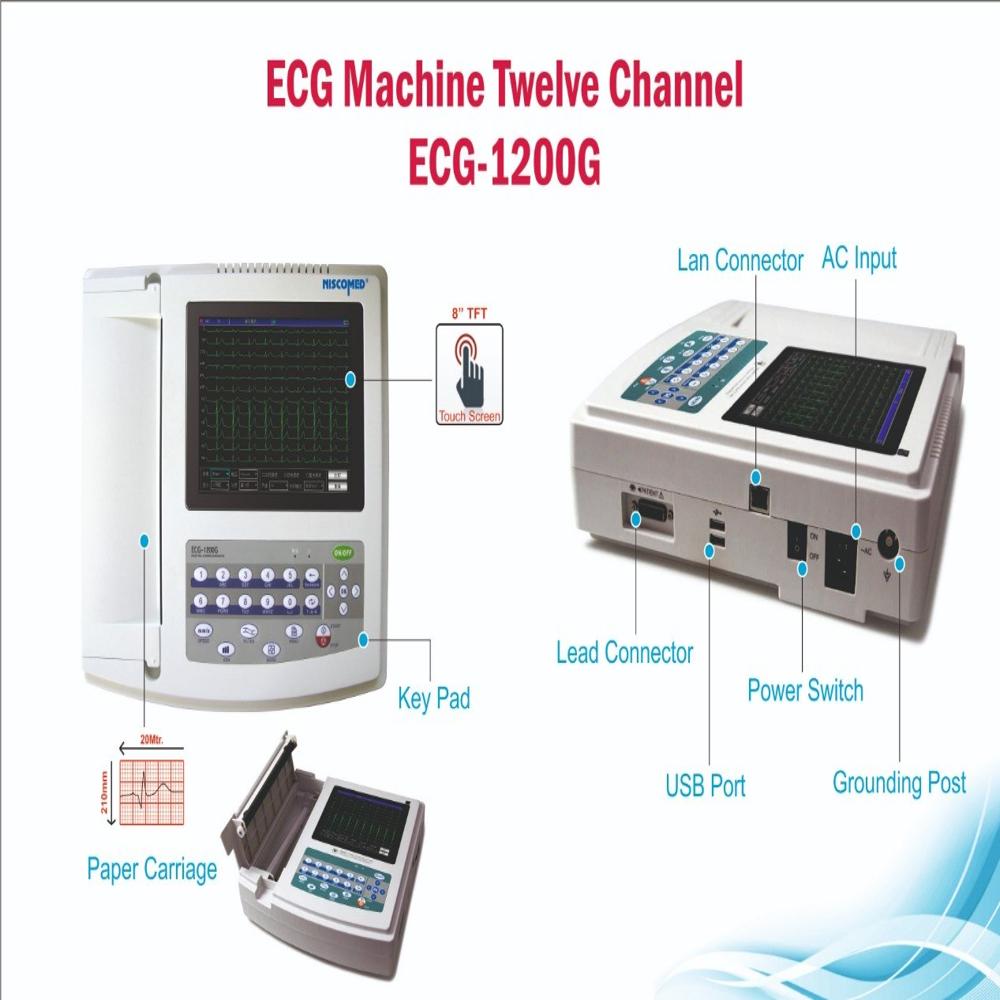 Ecg Machine - Material: Plastic