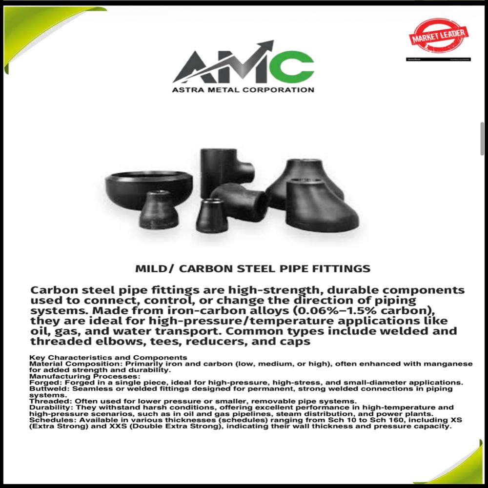 Carbon Steel Eccentric Reducer - Bend Radius: Standard As Per Asme/ansi