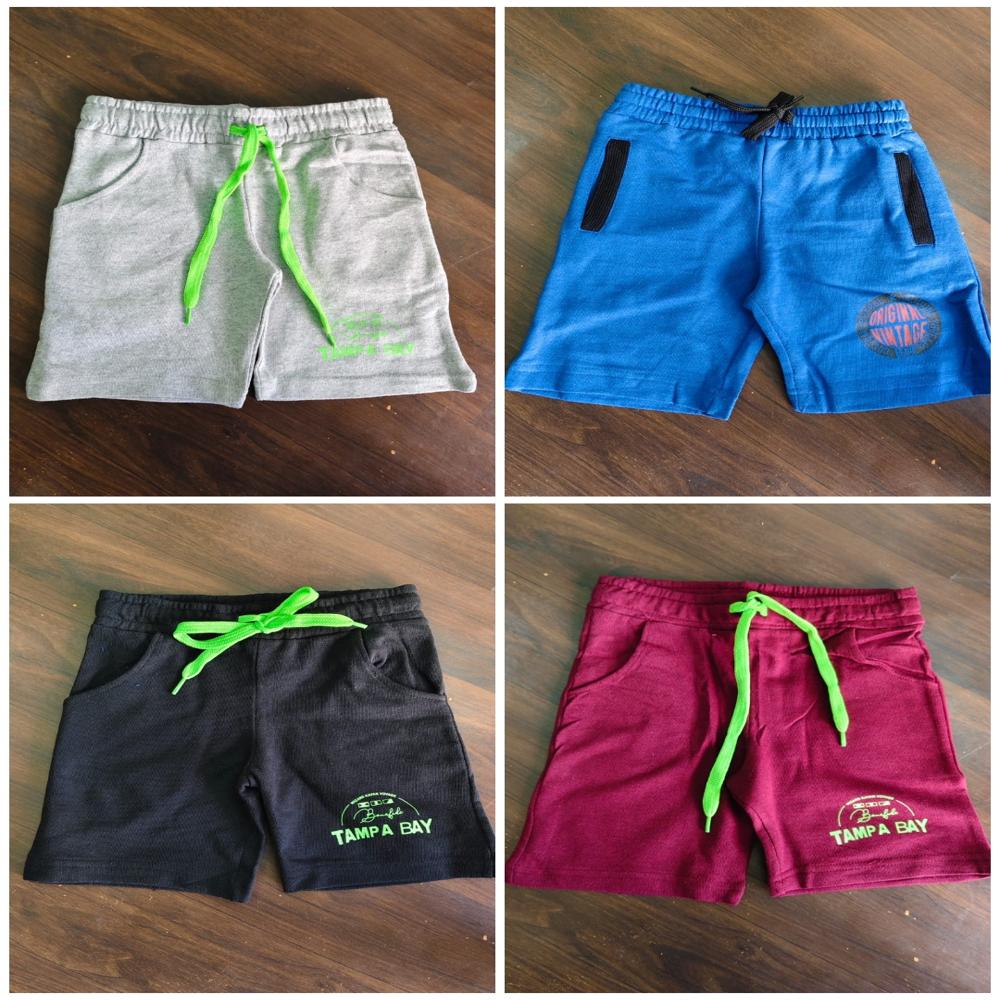 B16492 Kids Boys Printed Knit Shorts