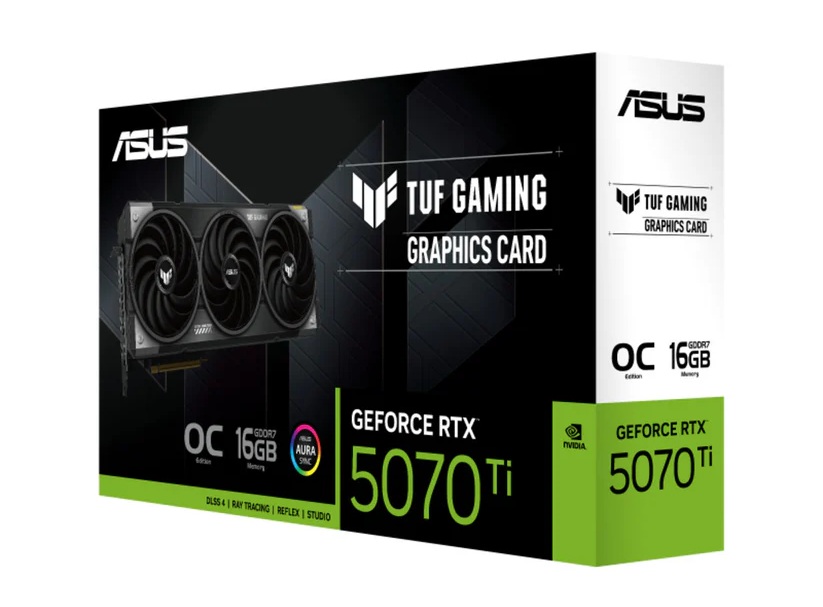 Asus Tuf Gaming Rtx 5070 Ti Oc 16gb Gddr7 White Graphics Card - Application: Tuf-rtx5070ti-o16g-white-gaming