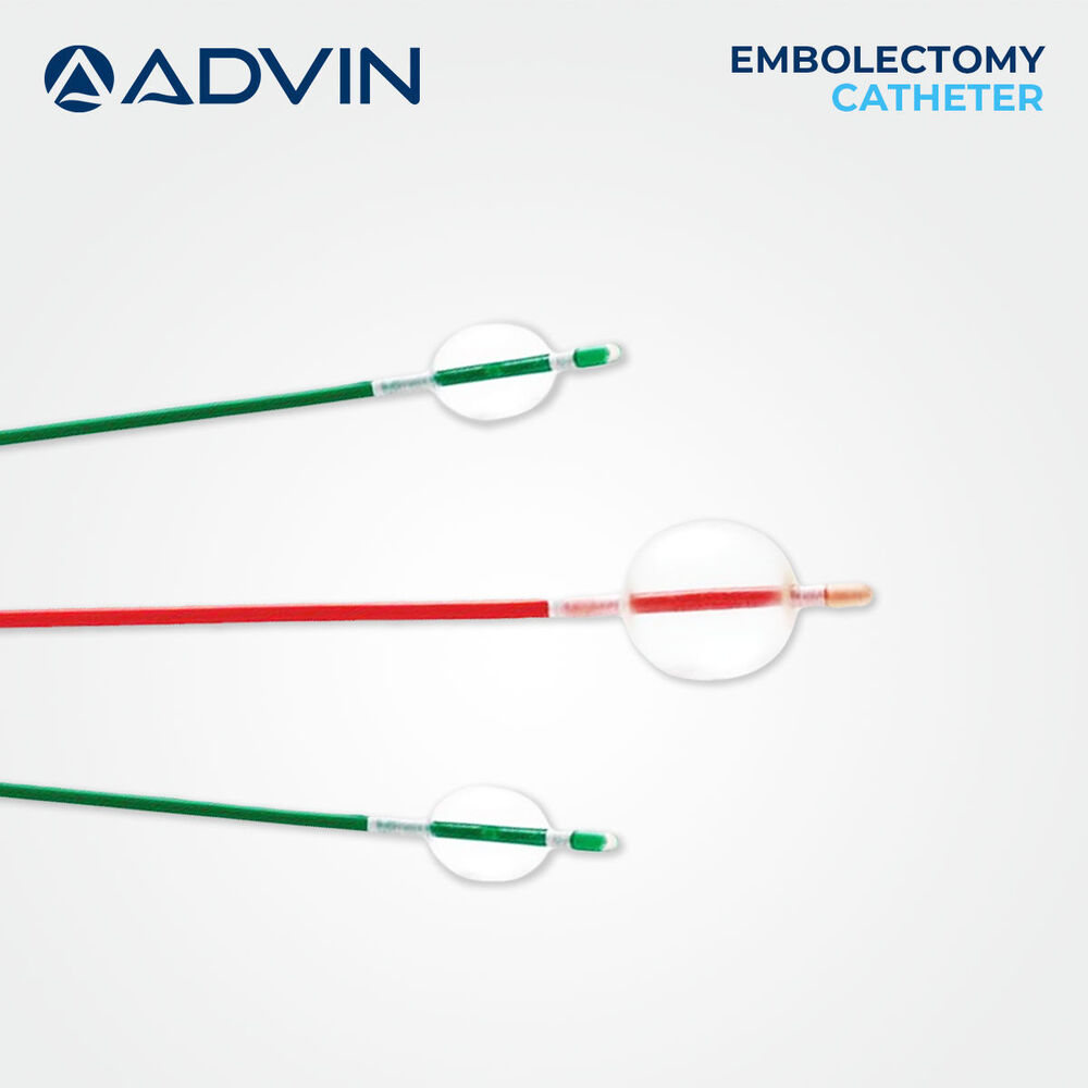 Embolectomy Catheter - Flexible Silicone Design, Balloon Tip For Clot Retrieval, Guidewire Compatibility, Multiple Sizes Available