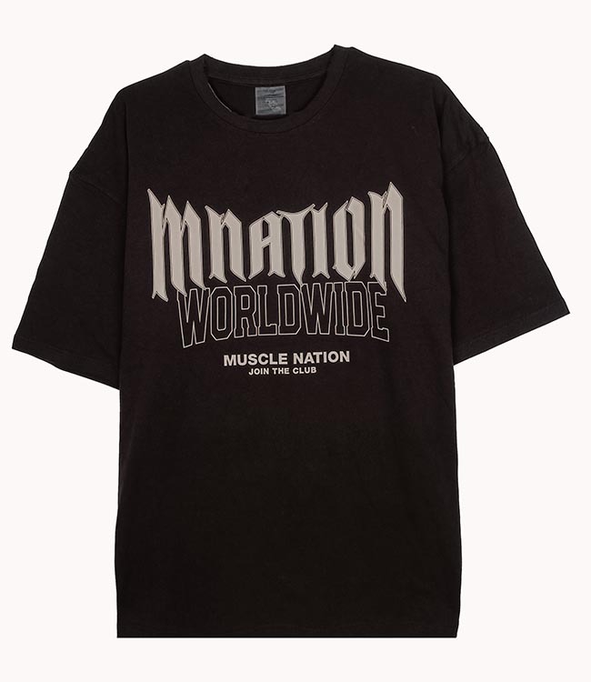 M11550 Muscle Nation Mens Oversized Fit T-Shirts