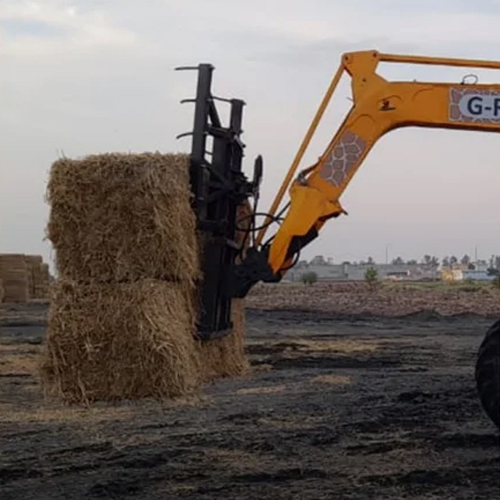 Front Loading Bale Attachment - Material: Heavy-duty Steel