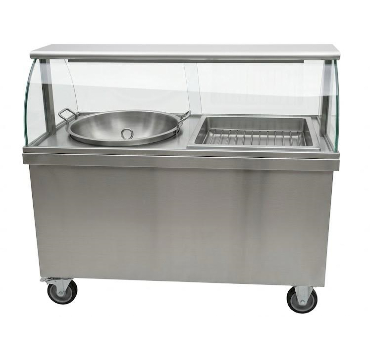 SS Jalebi Counter With Display