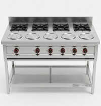 4 Burner Gas Range With Gravy Container