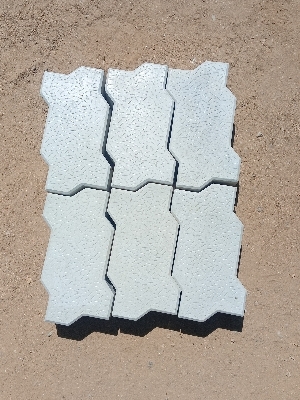 Zigzag 80MM Grey pavers