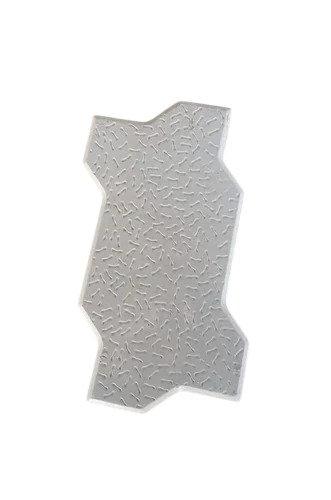 60mm Concrete Grey Zig Zag Interlocking Tile