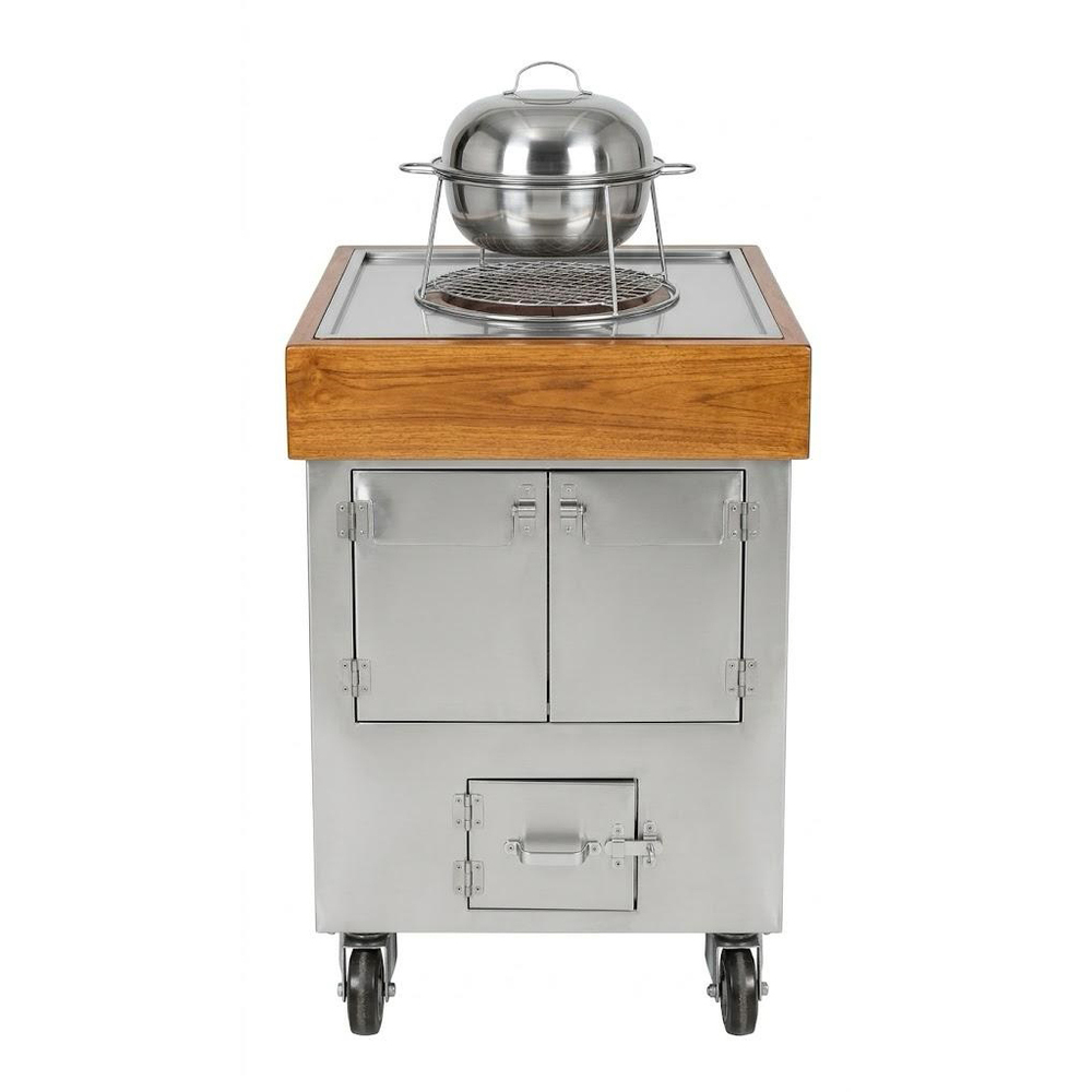 SS Tandoor With Marble