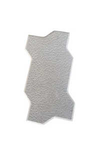 60mm Concrete Grey Zig Zag Interlocking Tile