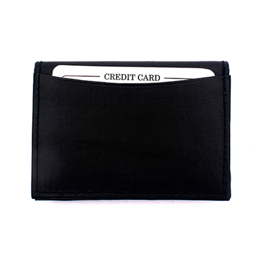 70BK Leather Card Holder