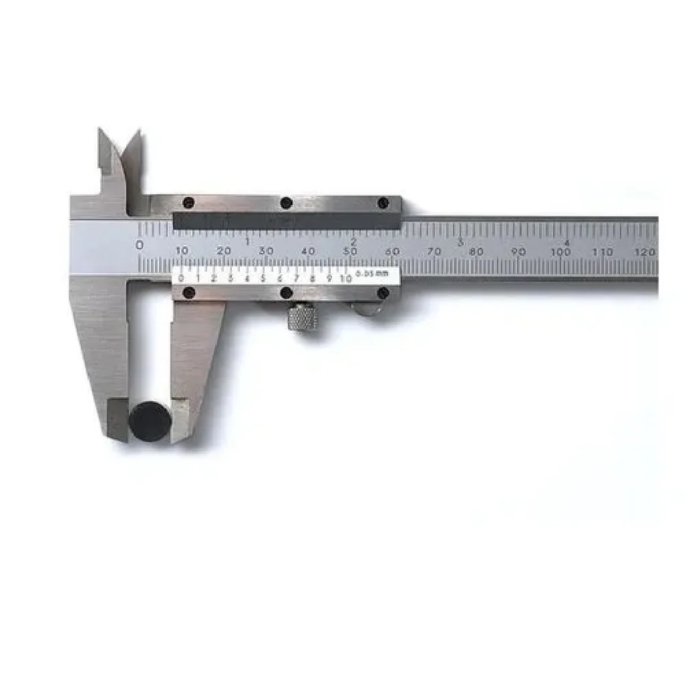True Sense Analog Stainless Steel Manual Vernier Caliper 0-200mm / 8 Inch, VC-05