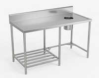 SS Dish Landing Table