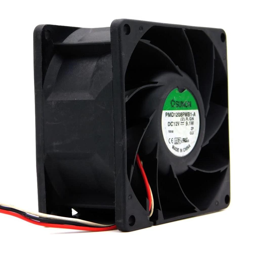 SUNON PMD1208PMB1-A 12V DC 9.1W 8038mm 5700 RPM Ball Brushless Air Axial Cooling Fan